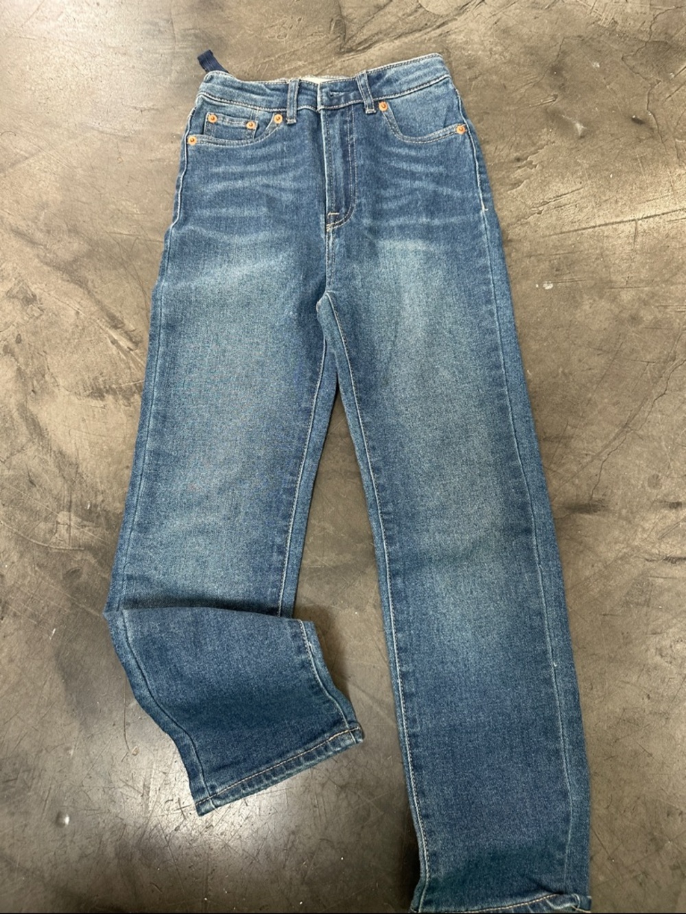 Levi's Medium Blue Kids Straight-Leg Jeans